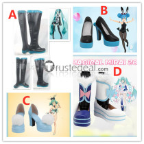 Vocaloid Hatsune Miku Original Bunny Magical Mirai Cosplay Boots Shoes