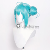 Vocaloid Miku Hatsune Bunny Cheongsam Green Blue Cosplay Wigs
