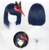 Genshin Impact Yoimiya kokomi Yae Miko Raiden Ei Shogun Sara Pink Purple Blue Cosplay Wigs