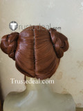 Street Fighter CHUN LI Black Brown Cosplay Wigs