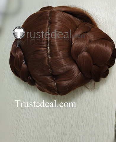 Street Fighter CHUN LI Black Brown Cosplay Wigs