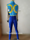 Street Fighter 5 Chun Li Alpha Blue Cosplay Costume