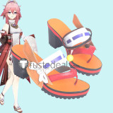Genshin Impact Yae Miko Eula Yanfei Yaoyao Barbara Cosplay Shoes Boots