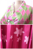 Kimetsu no Yaiba Demon Slayer Nezuko Kamado Mitsuri Kanroji Fanart Kimono Cosplay Costumes