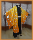 Kimetsu no Yaiba Demon Slayer Tanjiro Kamado Zenitsu Agatsuma Giyu Tomioka Kimono Cosplay Costumes