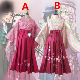 Kimetsu no Yaiba Demon Slayer Nezuko Kamado Mitsuri Kanroji Fanart Kimono Cosplay Costumes