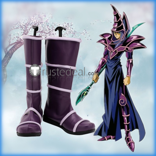 YuGiOh Dark Magician Dark Paladin Roboppy Cosplay Shoes Boots