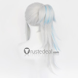 Vtuber YouTuber Channel A.I. Kizuna Ai Gawr Gura Long Brown Pink Silver Grey Cosplay Wigs