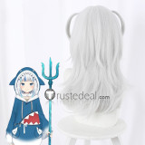 Vtuber YouTuber Channel A.I. Kizuna Ai Gawr Gura Long Brown Pink Silver Grey Cosplay Wigs