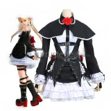 Dead or Alive Marie Rose Lolita White Black Cosplay Costume