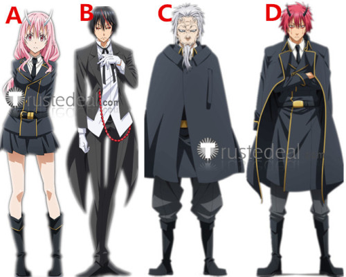 Tensei Shitara Slime Datta Ken Season 2 Shuna Hakurou Benimaru Diablo Cosplay Costumes