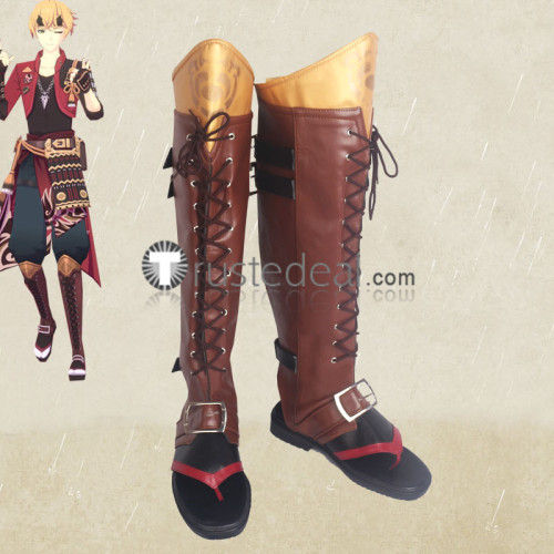 Genshin Impact Sayu Kaedehara Kazuha Gorou Thoma Cosplay Shoes Boots