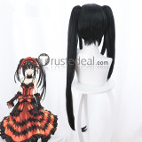Date A Live Tokisaki Kurumi Yoshino Tohka Yatogami Black Purple Blue Cosplay Wigs