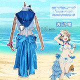 Love Live Sunshine Aqours Chika Dia Riko Kanan Ruby Yoshiko You Mari Summer Bikini Swimsuit Cosplay Costumes