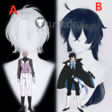 Vanitas no Carte The Case Study of Vanitas Noé Archiviste Vanitas Jeanne Pink Blue Silver White Cosplay Wigs