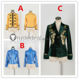 Kaizoku Sentai Gokaiger Joe Gibken Luka Millfy Don Dogoier Green Yellow Blue Jacket Cosplay Costumes