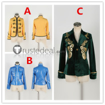 Kaizoku Sentai Gokaiger Joe Gibken Luka Millfy Don Dogoier Green Yellow Blue Jacket Cosplay Costumes