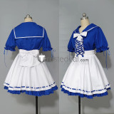 Zombie Land Saga Ai Mizuno Junko Konno Sailor Blue White Cosplay Costumes