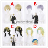 Tokyo Revengers Takashi Mitsuya Kazutora Hanemiya Rindo Haitani Chifuyu Matsuno Blonde Black Purple Cosplay Wigs