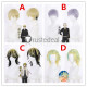 Tokyo Revengers Takashi Mitsuya Kazutora Hanemiya Rindo Haitani Chifuyu Matsuno Blonde Black Purple Cosplay Wigs