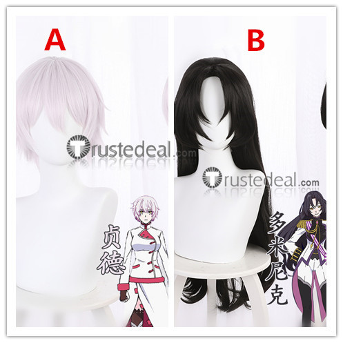 Vanitas no Carte The Case Study of Vanitas Jeanne Dominique de sade Pink Black Purple Styled Cosplay Wig