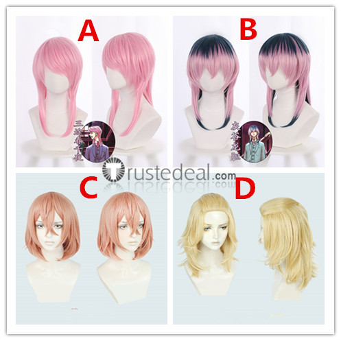 Tokyo Revengers Bonten Rindo Haitani Haruchiyo Sanzu Mikey Manjiro Sano Hinata Tachibana Cosplay Wigs