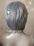 Final Fantasy Rufus Shinra Kurasame Susaya Grey Purple Blonde Cosplay Wig