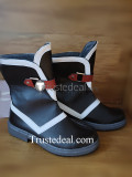 Final Fantasy Kurasame Brown Black Cosplay Boots Shoes