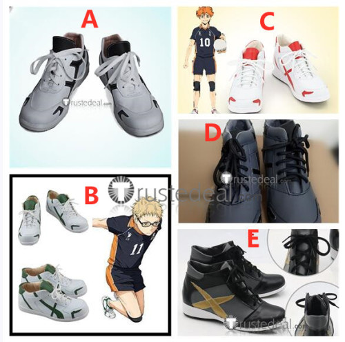 Haikyuu High School Volleyball Club Shoyo Hinata Tobio Kageyama Cosplay Shoes Boots