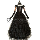 Vocaloid Himitsu Kuro No Chikai Secret  Black Vow Miku Black Gothic Dress Cosplay Costume