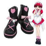 Tokyo Mew Mew Ichigo Momomiya Mew Strawberry Masaya Aoyama Blue Knight Blue Red Cosplay Boots Shoes