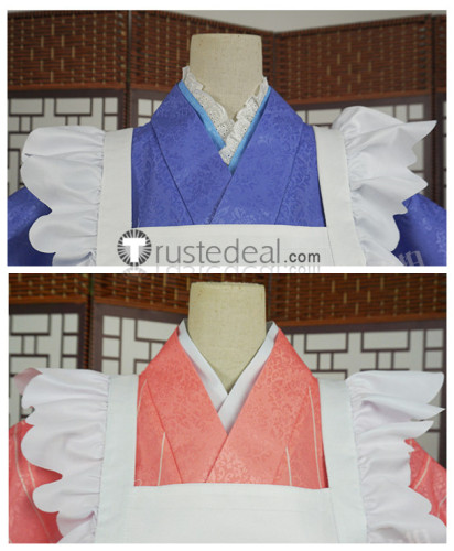 Miss Kobayashis Dragon Maid Kanna Kamui Tohru Maid Kimono Cosplay Costumes
