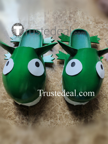 Mairimashita Iruma kun Clara Valac Green Cosplay Shoes