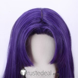 Neon Genesis Evangelion Misato Katsuragi Purple Curly Cosplay Wigs