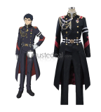 Seraph of the End Owari no Serafu Kureto Hiragi Military Uniform Black Blue Cosplay Costumes