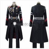 Seraph of the End Owari no Serafu Kureto Hiragi Military Uniform Black Blue Cosplay Costumes