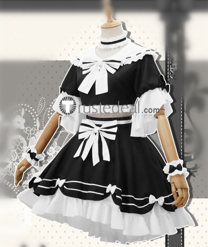 Yosuga no Sora Sora Kasugano White and Black Lolita Cosplay Costume