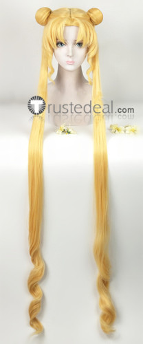 Sailor Moon Serena Usagi Tsukino Blonde Silver White Cosplay Wigs