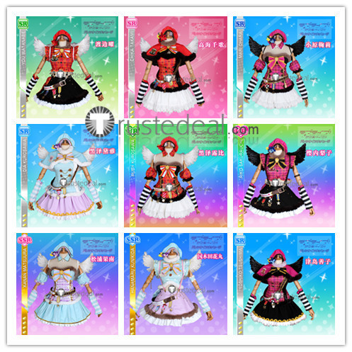 Love Live Sunshine Aqours Christmas Choir Yoshiko Ruby Kurosawa Hanamaru Kunikida Mari Ohara Awakening Cosplay Costumes