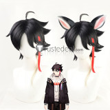 Vtuber Virtual YouTuber Ookami Mio Lize Helesta Saegusa Akina Suzuhara Lulu Black Silver Red Cosplay Wigs