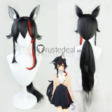 Vtuber Virtual YouTuber Ookami Mio Lize Helesta Saegusa Akina Suzuhara Lulu Black Silver Red Cosplay Wigs