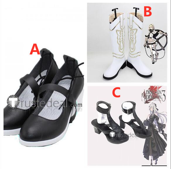 Drakengard 3 Rose Zero One NieR Re[in]carnation Reincarnation Dragoon Zero Cosplay Shoes Boots