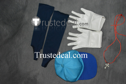Persona 4 Ultimax Junpei Iori Blue Cosplay Costume