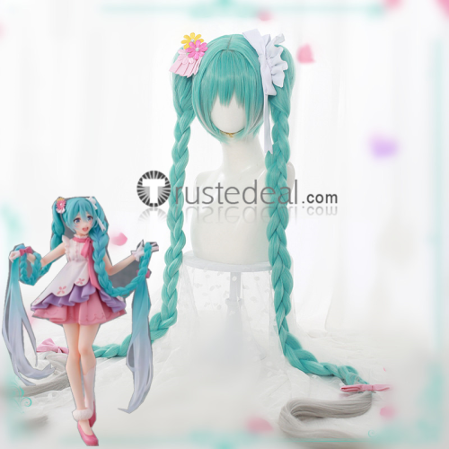 Vocaloid Hatsune Miku Rapunzel Version Wonderland Figure Cosplay Costume
