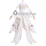Fate Grand Order FGO Ruler Jeanne d'Arc Prove Sprite White Cosplay Costume