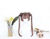 Dango Lolita Wig with 2 Buns Ponytails