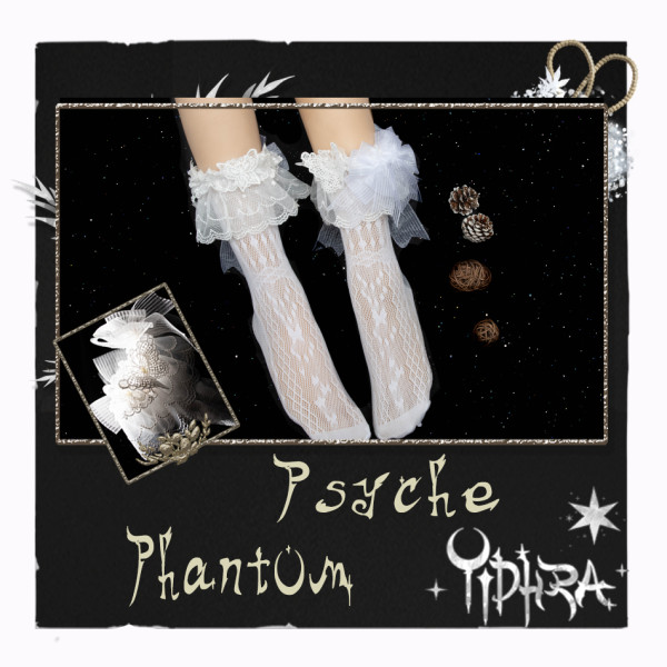 Yidhra Lolita ~Psyche Phantom~ Sweet Lolita Short Socks