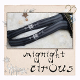 Mignight Cirous Lolita High Socks 64CM