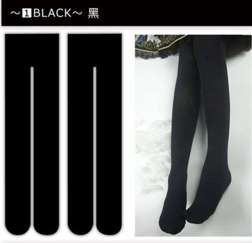 120D Velvet Lolita Tights