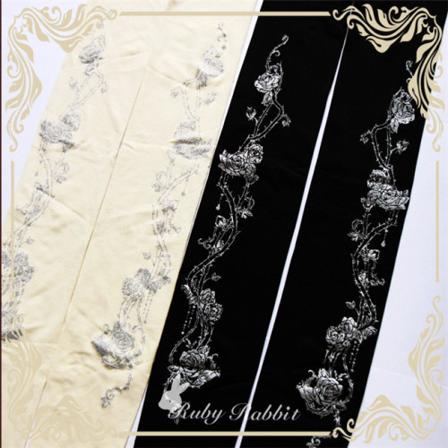 Ruby Rabbit ~Thorns Corolla ~ Lolita Printed Tights